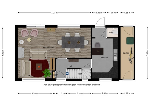 Floorplan - Landbouwstraat 6, 4515 AE IJzendijke